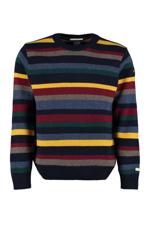 Crew-neck wool sweater-0